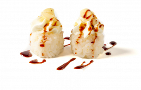 95 Gunkan de Queso Crema, 2 Piezas