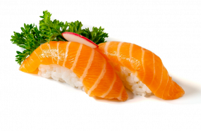 111 Salmón Nigiri, 2 Piezas