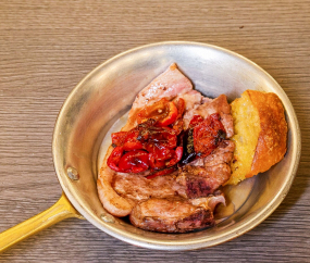 Costoletta di Maiale con Papaccelle