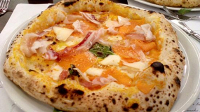 Pizza Zucca, Pancetta e Provola