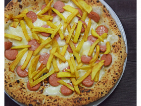 Pizza Wurstel e Patatine