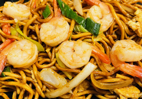 9- Nouilles Sautées aux Crevettes