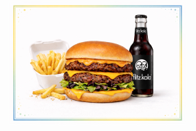 87a. Double Cheese Smash Burger Menü