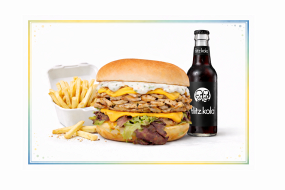 84. Großer-Döner-Burger Menü