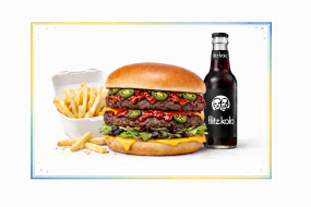 83. Mexikanischer Burger Menü