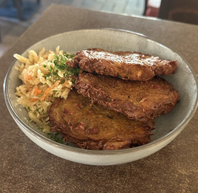 Bramboráčky s uzeným masem