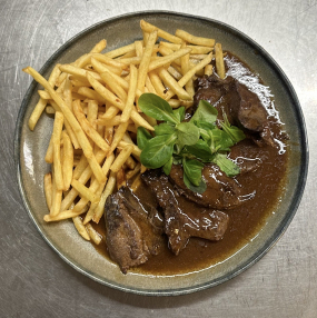 Vepřová játra na roštu