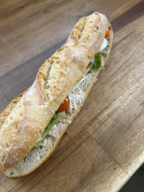 Sandwich thon crudités 