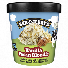 Ben & Jerry's Vanilla Pecan Blondie