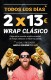 2X13€ Wrap clásico