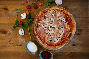 PIZZA COTTO E FUNGHI