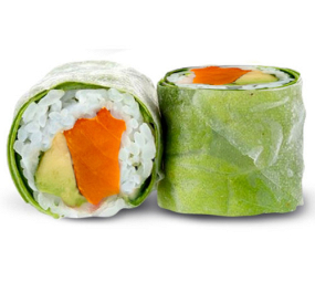 Spring rolls saumon