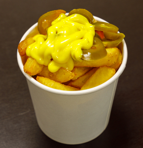 Hranolky s Cheddarem