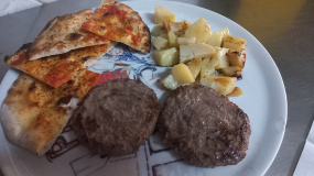 Hamburger + contorno