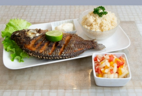 Poissons Frit et Attiéké