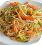 174 Spaghetti di riso con verdure