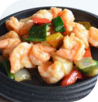 192 Gamberi in salsa curry