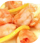 193 Gamberi in salsa al limone