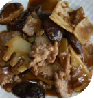 207 Vitello bambù e funghi