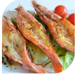 214 Gamberoni alla griglia