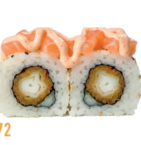 72 Crazy sake roll🌶️