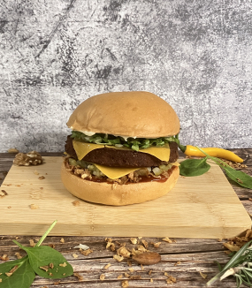 Falafel Cheeseburger (vegetarisch)