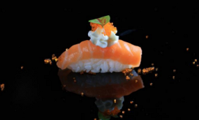 37 Nigiri salmone tobiko philadelphia