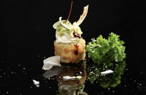 92 Sake Fritto Philadelphia e Pistacchio  