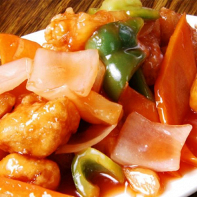 609. Pollo agrodolce