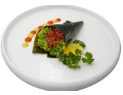 068. Spicy tuna temaki 🌶