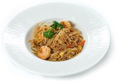 18a. Spaghetti di riso con frutti di mare