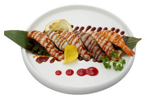 038a. Nighiri misto  con riso venere  alla fiamma