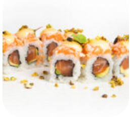 168 Salmon Flambe Roll
