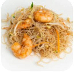 191 Spaghetti Di Riso Con Gamberi