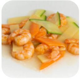 210 Gamberi Con Verdure