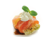 68. SALMON FLOWER ROLL