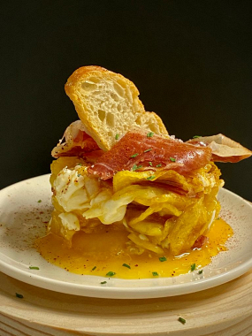 OUS ESTRELLATS AMB PERNIL IBÈRIC 