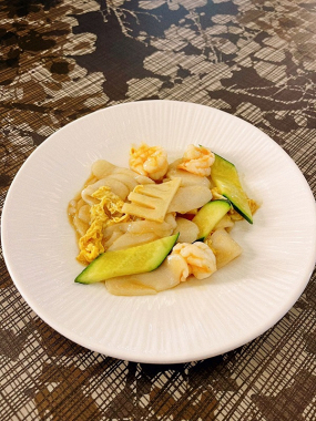 P24 GNOCCHI DI RISO CON GAMBERI