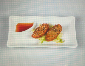 A30 BRUSCHETTA DI MAIALE E GAMBERI (6PZ)