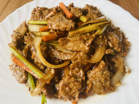 602 Fried Beef Tenderloin with Cumin 孜然牛肉