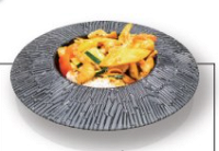 J7. Pollo in salsa teriyaki con riso