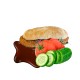 BBQ Veggie Schnitzel Sandwich
