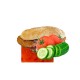 Asia Veggie Schnitzel Sandwich