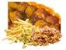 Currywurst HotDog Style mit Pommes