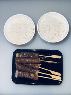 5 Brochettes Bœuf Fromage