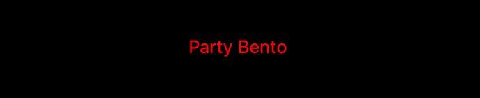 Party Bento