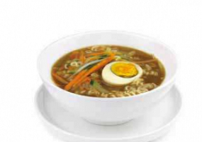 273. RAMEN IN BRODO CON VERDURA E UOVA