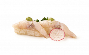 64 Nigiri Ricciola scottato