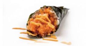 133 TEMAKI SPICY SALMON*🌶