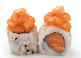 153 URAMAKI SPICY SALMONE*